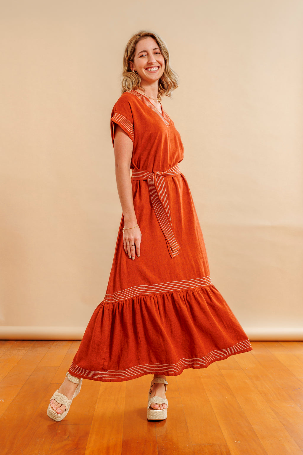 Colección Sunset 🔅: Vestido Rubí