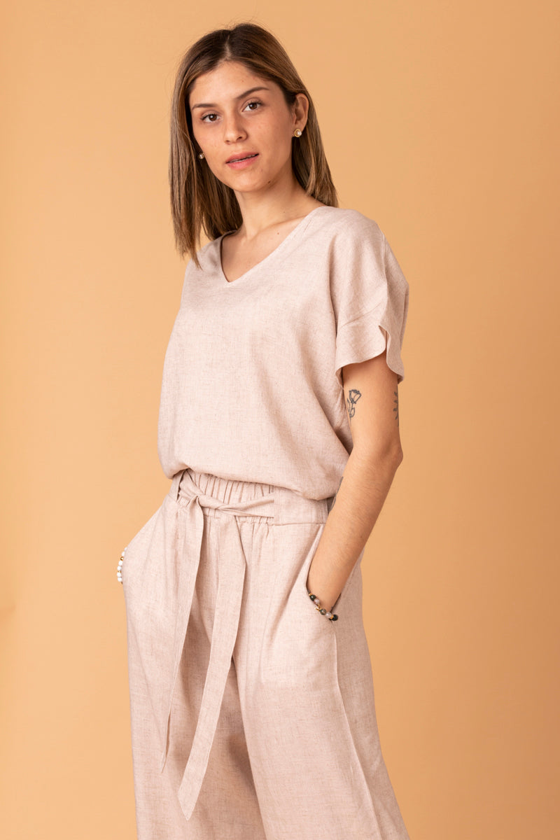 Blusa Luisa | Nude